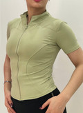 تیشرت زیپی جنس اسپاندکس وارداتی سایز بندی L,xl,2x